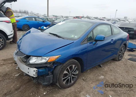 2013 Honda Civic Ex из США, поврежденный, VIN 2HGFG3B87DH503974